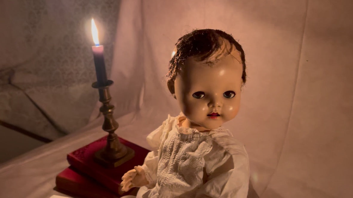 Haunted Doll The Twins Active Paranormal Spirit Dolls Antique Protective Guardian Spirit 50 cm