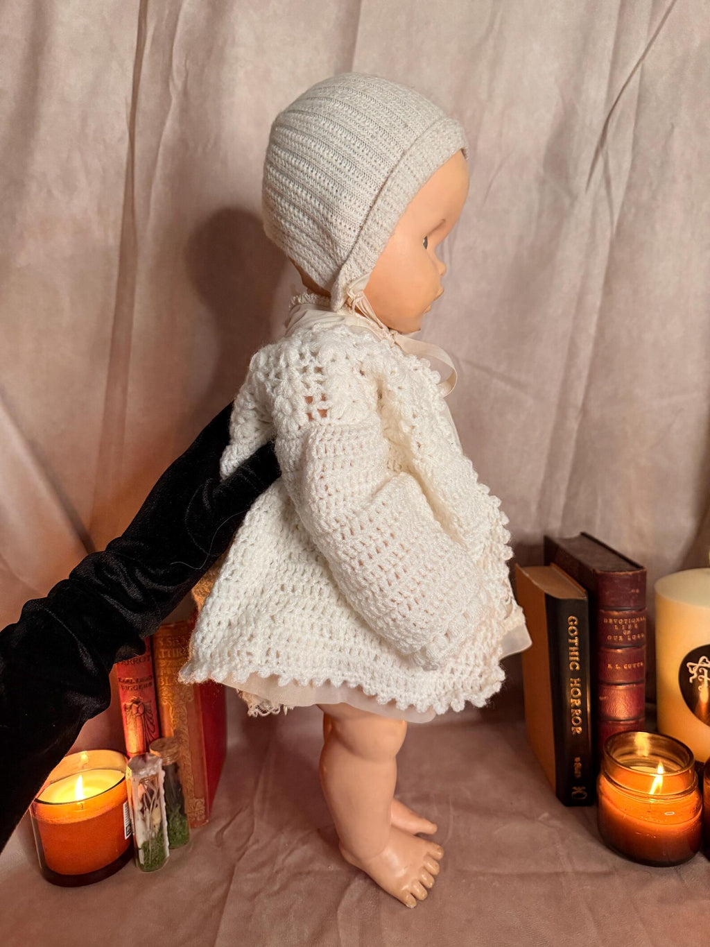 Haunted Doll for Adoption: “Annelise Holloway” The Stillness That Watches Back
