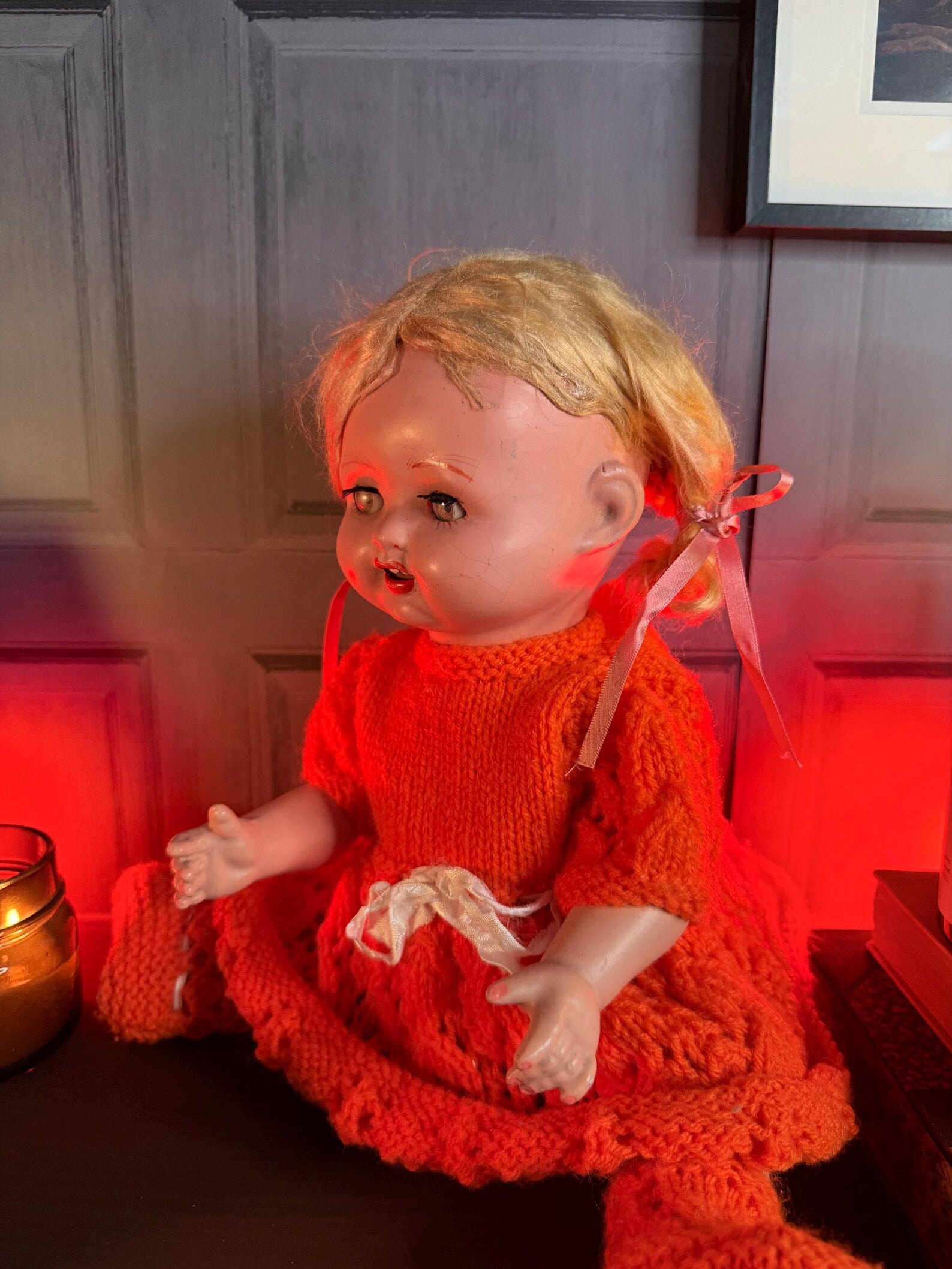 Antique Haunted Doll Elsie The Waiting Child Positive Spirit Vessel OOAK