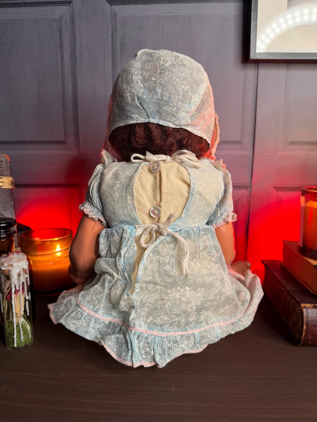 Antique Haunted Doll The Miriam the Little Survivor Positive Spirit Vessel OOAK Gothic Decor
