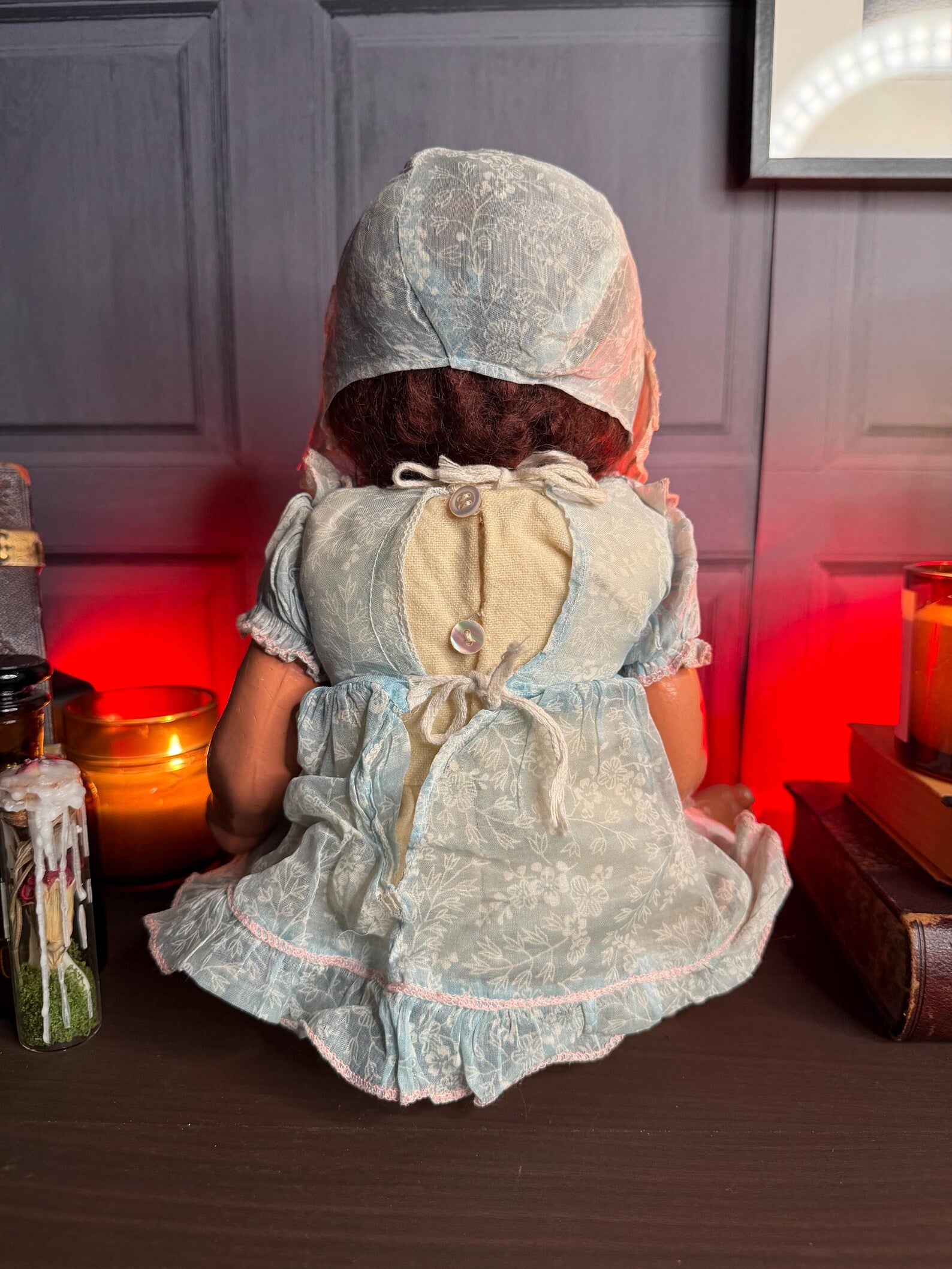 Antique Haunted Doll The Miriam the Little Survivor Positive Spirit Vessel OOAK Gothic Decor
